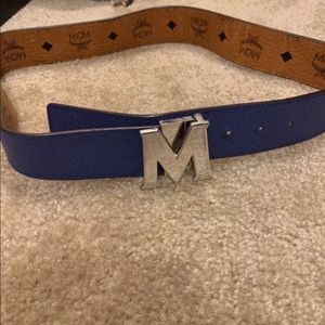 100% authentic MCM reversible belt
